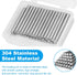 Yinpecly 25 4mm 30mm Pin,304 Pcs x Shelves Dowel Stainless Steel Dowel Pin, Shelf Support Pegs Pin Metal Bookshelf Pegs