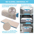 Elbow Set Bath Kneeler and Rest Thick Baby Bath Kneeling Pad Bathing Kneeling Mat Cushion Washable Padded Bathtub Knee
