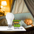 Neporal Amber Light Bulbs, 9W 60W Equivalent A19 Soft Light, Blue Light Blocking, 1800K Night Light Bulbs, 1 Pack