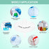 LABALPHA Syringe Filters PTFE, 100 Pack, 25mm, 0.22µm Hydrophobic Filtration