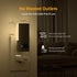 Dimmable 1-150lm 2 Pack Lyridz Plug-in LED Rotatable Night Light with Motion Sensor, Backlit Nightlight with Adjustable