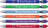 Christian Inspirational Pen Set, Soft Touch Coated Metal and Stylus, 6 Pack 36091
