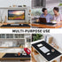 Leather Desk Pad, Non-Slip Desk Protector Mat, Waterproof Desk Blotter for Home Office - Black (31.5×15.7 Inches)