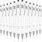 Tenare 12 Pieces Ballpoint Pen with Stylus Tip, 1.0 mm Black Ink Metal Pen 2 in 1 for Touch Screens
