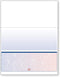 DocuGard Blue/Red Prismatic Bottom Check - 8.5 x 11 Inches, 24 lb, 500 Sheets, 1 Check Per Sheet