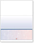 DocuGard Blue/Red Prismatic Bottom Check - 8.5 x 11 Inches, 24 lb, 500 Sheets, 1 Check Per Sheet