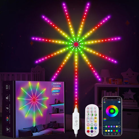 Smart Firework LED Lights, ICRGB Dream Color LED Lights for Bedroom, LED