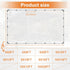 8 16 Grommets, x Clear Tarp, Clear Vinyl Tarp with Heavy Duty Waterproof Transparent Plastic Tarpaulin Cover for Patio