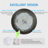 6Inch Dimmable 2700K/3000K/4000K/5000K/6000K 5CCT 16.5W 1100Lm, ECOELER Bronze LED Ceiling Disk Light, Retrofit Surface
