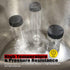 Glass Sample Vials, Wide Mouth Boro 3.3 Glass Bottle with Black Cap for Laboratory, Reagents, Leaf Teas, Spices, Herbs,