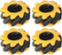 Generic 48mm Wheel Robot Mecanum Wheel Smart Robot Car Parts Accessories Directional DIY Toy Components (Two Pairs)