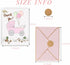 Suohanfei 30 Pack 3.5 5 Inch Baby Shower Thank You Cards with Envelopes and Sticker, x Cute Stroller Baby Girl Shower