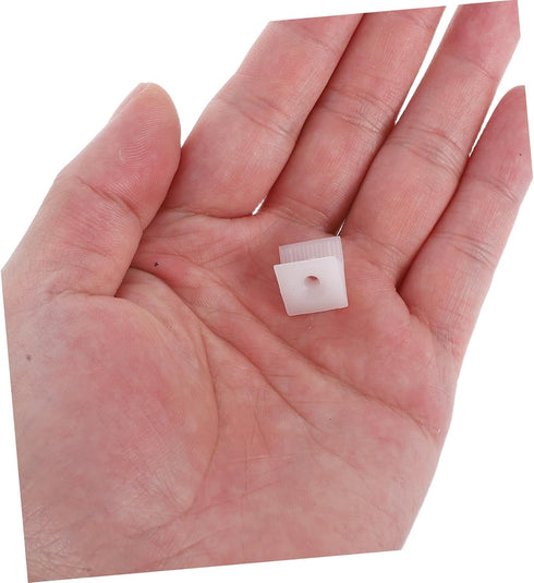 50pcs Plastic Fixing Brackets with Self-Tapping Screws for Drawer Corner for Furniture Repair and Projects Ample Supply