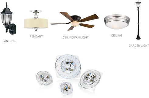 Silverlite 5.5" 4000K Dimmable -6.73" 23W 1700LM 120V CRI90, UL/ES/JA8 PCB Size LED Light Engine Overall Size, Retrofit