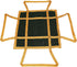 AQQHSAIN Cargo Lifting Pad Net for Construction Rigging, Moving, Towing, and Hoisting Work Gear (1M*1M)
