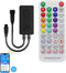 SP611E Bluetooth Music LED Controller for WS2812b WS2811 RGB Chasing Color LED Strip, APP/IR Remote Control