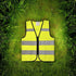 Hi Vis Kids Safety Vest with 2 Reflective Bands & Bag, Toddler Construction Vest for Cycling & Running