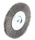 Forney 72743 Fine Crimped Wire Wheel Brush, 5-Inch with 1/2-Inch and 5/8-Inch Arbor