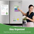 Magnetic Dry Erase Board Whiteboard for Fridge, 12x8 Inches with Kitchen Conversion Chart Magnet, 4 Markers