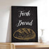 Generic Frame:12x18inch(30x45cm) Fresh Bread Bakery Canvas Poster Wall Art Decor Print Picture Paintings for Living