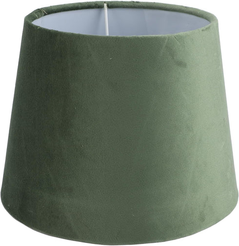 E27 E14 Small Fabric Lamp Shade Dual Use Hand Crafted for Table Floor Light Eye Care Bedroom (OD Green)