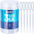 Teenitor 80PCS 3ML Pipette Dropper, Disposable Plastic Eye Droppers for Crafts and Oils Transfer.