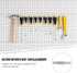 370mm Homoyoyo Perforated Wall Hook Pegboard Rack Screwdriver Organizer Tool Holder Hand Tool Rack Garage Workbench