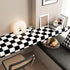 VaryPaper 15.7''x78.7'' Thick Checkered Countertop Contact Paper: Waterproof Peel and Stick Black and White Wallpaper