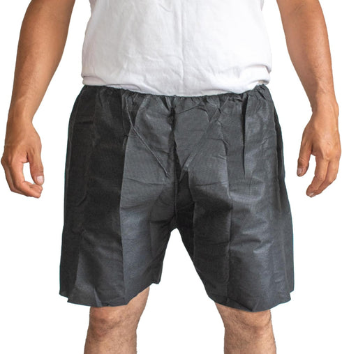 10 Pcs Disposable Shorts Medical with Elastic, SMS, Fluid Resistant, Unisex, Latex Free, Non-Sterile, for Clinics