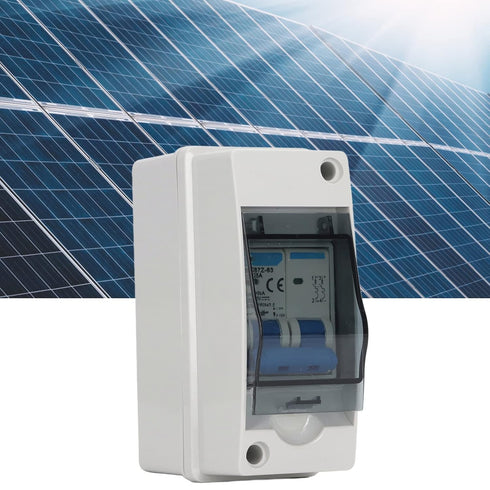 1000V 25A DC Disconnect Switch - Solar PV DC Isolation Switch Miniature Circuit Breaker Overvoltage Overload IP65