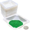 Medium Weigh Boats - 125 Pack, 100ml Plastic Disposable Trays for Scale, Anti-Static Lab Dish Container for Powder