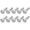 50Pcs Hex Bolts (1/4-20x3/4"), 304 Stainless Steel Fully Threaded Hex Head Machine Screws for Furniture Repair, Silver