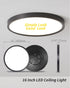 Bright Future Lighting 1Pack 16 Inch Dimmable Panel,32W 3840LM,2700K-6000K Remote Control LED Flush Mount Ceiling Light