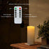 4" 10" Set 2 Homemory x Large Waterproof Outdoor Flameless Candles, Battery Operated LED Pillar Candles with Remote
