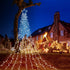 320 8 FUNIAO Outdoor Christmas Star Lights LED Waterfall Christmas Tree Lights Lighting Modes Outdoor Christmas