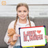 Magnetic Dry Erase Board for Kids, 9”x12” White Board for Writing Learning & Drawing Art Educational Toy