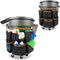 HODRANT Trash Can Caddy Bag Fit 32-55 Gallon Garbage Bin, Cleaning Caddy