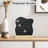 Homakover Retro Desktop Calendar, Desktop Wooden Calendar Stand, Perpetual Planner Calendar, Montessori Calendar, Date