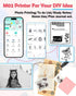 Phomemo Mini Sticker Printer, Mini Printer Sticker Maker Machine M02 for Creative DIY, Pink