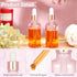 Nuogo 50 Pack Eye Dropper Bottles with Caps, 2oz Glass Bottles for Essential Oils & Beauty Oil
