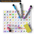 Small Dry Erase White Board with Stand, Double-Sided Portable Mini Whiteboard for Kids, Home, and Office