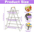 PAUANI 2/3 Haves(Black,3Layers) Tier Bread Vegetable Basket, Detachable Mesh Fruit Rack with Wooden Handle, Kitchens
