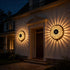 2 Pack LED Outdoor Wall Light Fixtures, Black Front Porch Lights Wall Mount Lighting, Exterior Waterproof Wall Lantern