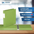 Premium Economy 1.5-Inch Binders, 3-Ring Binders for School, Office, or Home, Pack of 6, D Ring, Lime Green