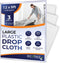 3 Pack 12 x 9 ft Extra Large Painter s Plastic Drop Cloth, Light & Durable Dust Cover, Clear Plastic Sheeting for