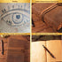 Buff Leather Deckle Edge Paper Journal, 200 Pages, Unlined, Dark Brown, 7"x5", Antique Scrapbook, Grimoire, Fantasy
