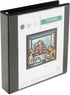 Universal UNV30721 Deluxe Easy-to-Open D-Ring View Binder, 1.5 in. Capacity, 11 in. x 8.5 in., Black