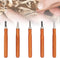 5 Pcs Wood Carving Knife Set, HSS Blades and Quality Wood Handle for DIY Sculpture