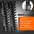 TEKPREM 24-Piece Metric & SAE Hex Bit Set with Magnetic 1/4" Screwdriver Bit Driver and Storage Box