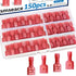 smseace 150Pcs Spade Connectors Kit, 22-16AWG Male/Female Nylon Quick Connect/Disconnect Electrical